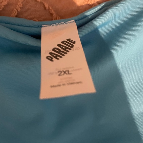 Parade Boyshort Bikini Bottoms 2XL - Blue Crush - Picture 5 of 6